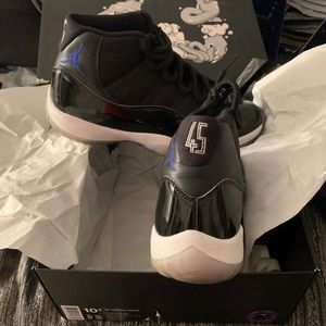 Exclusive Air Jordan 11 Space Jam #45 shoe